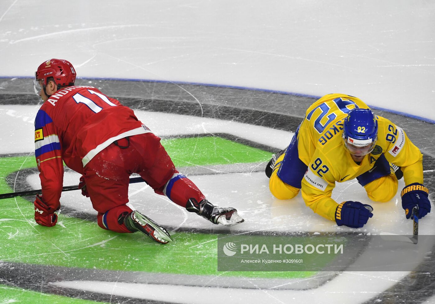 Хоккей. Чемпионат мира. Матч Швеция - Россия