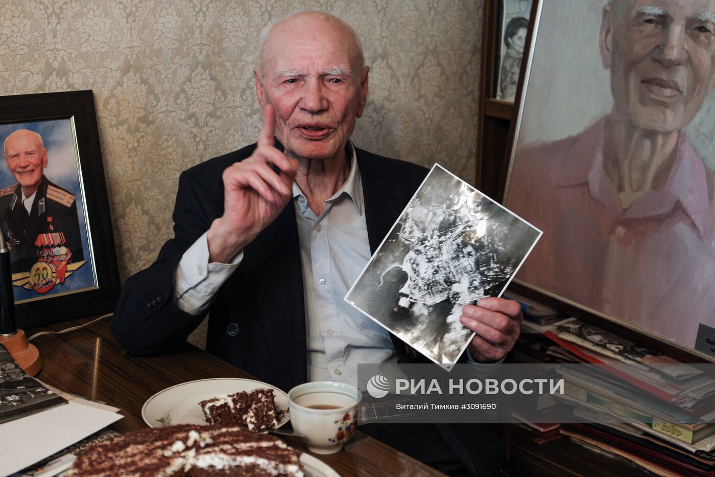 Ветеран Великой Отечественной войны Павел Андреевич Галкин