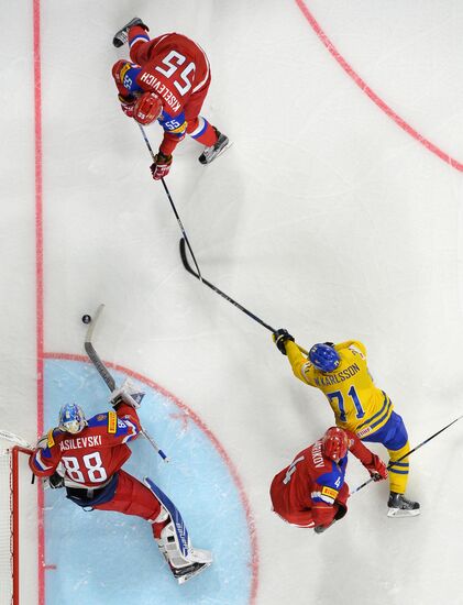 Хоккей. Чемпионат мира. Матч Швеция - Россия