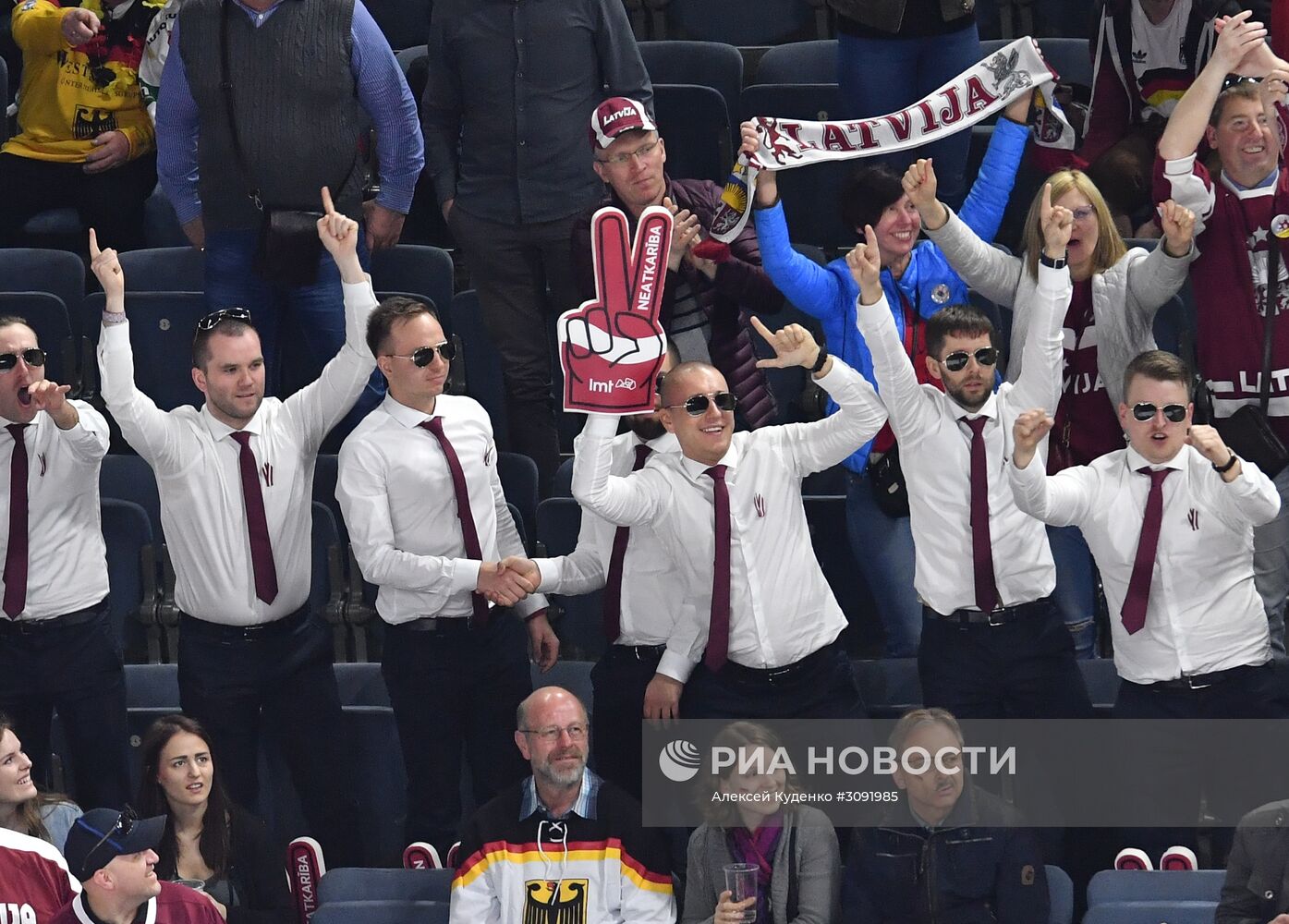 Хоккей. Чемпионат мира. Матч Латвия - Дания