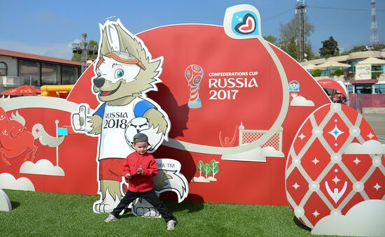Открытие Парка Кубка конфедераций 2017 в Сочи