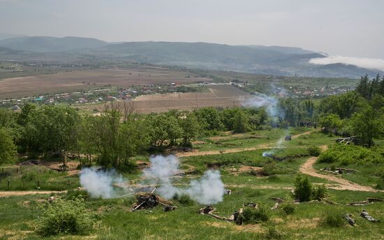 Военно-историческая реконструкция "Штурм Сапун-горы"