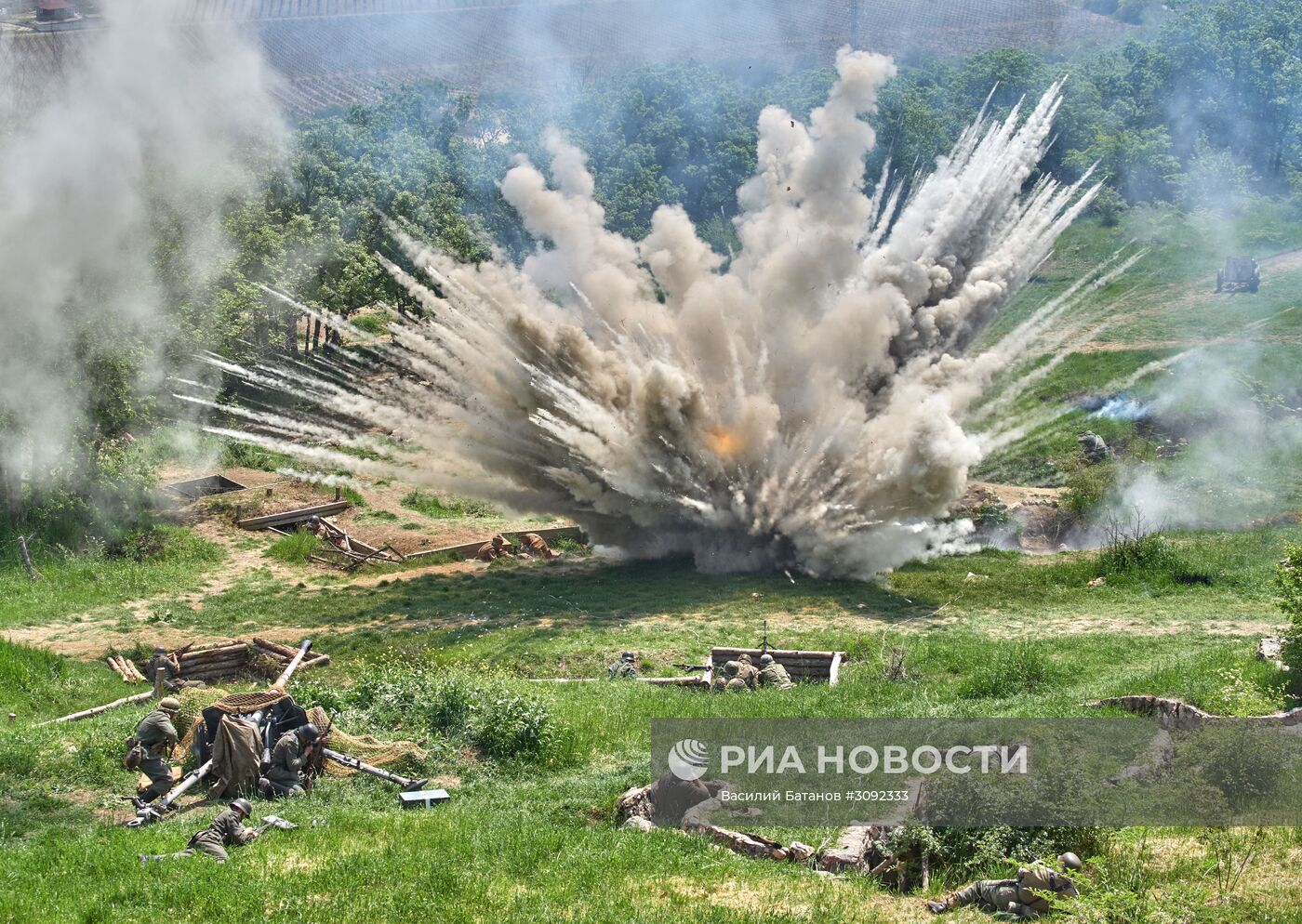 Военно-историческая реконструкция "Штурм Сапун-горы"