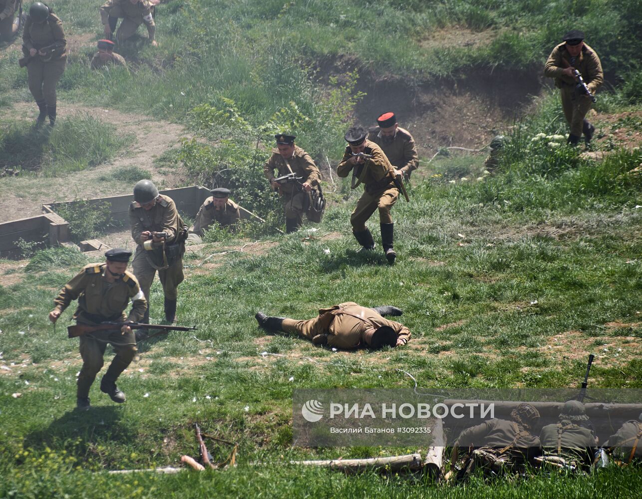 Военно-историческая реконструкция "Штурм Сапун-горы"