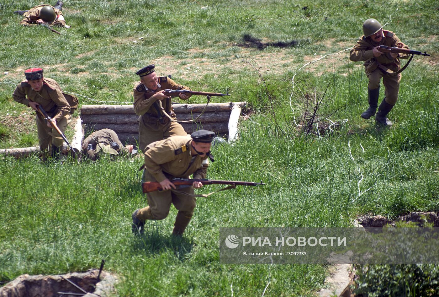 Военно-историческая реконструкция "Штурм Сапун-горы"