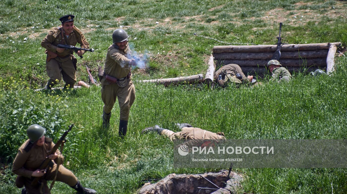 Военно-историческая реконструкция "Штурм Сапун-горы"