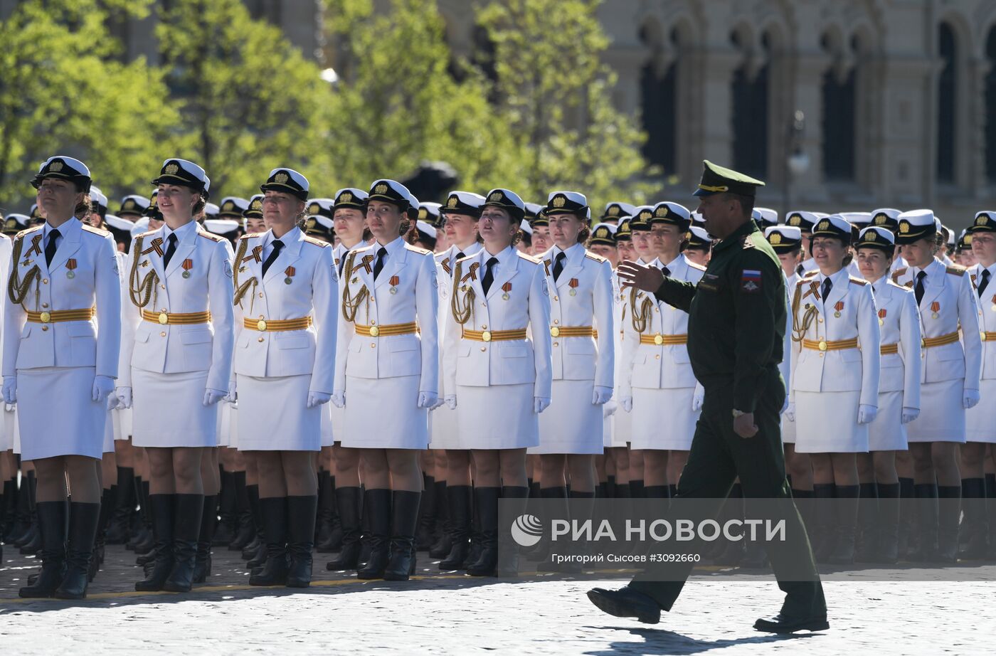 Генеральная репетиция военного парада, посвящённого 72-й годовщине Победы в ВОВ