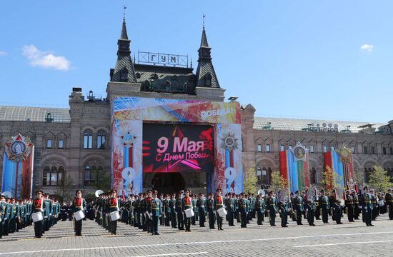 Генеральная репетиция военного парада, посвящённого 72-й годовщине Победы в ВОВ