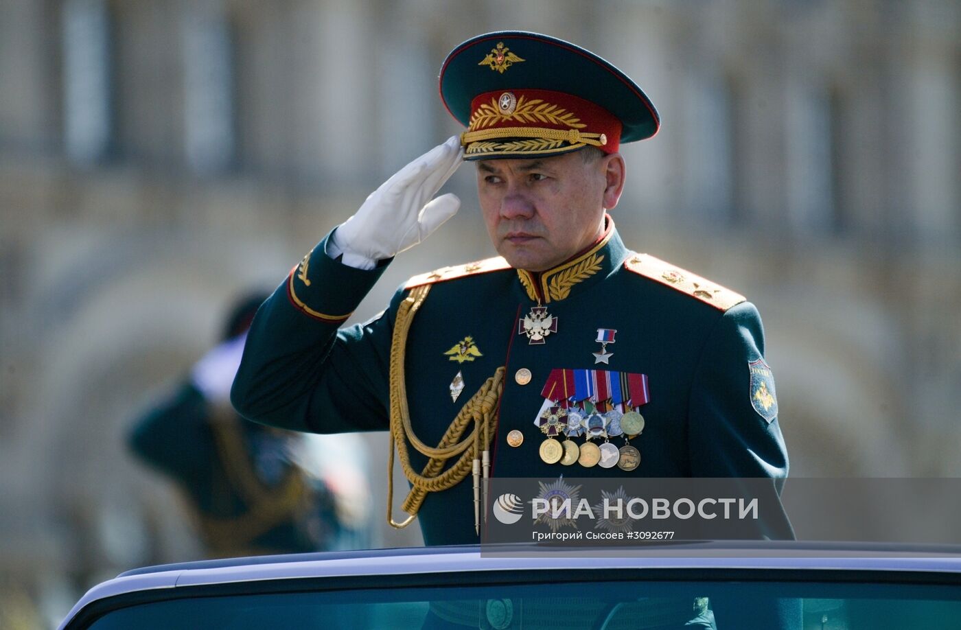 Генеральная репетиция военного парада, посвящённого 72-й годовщине Победы в ВОВ