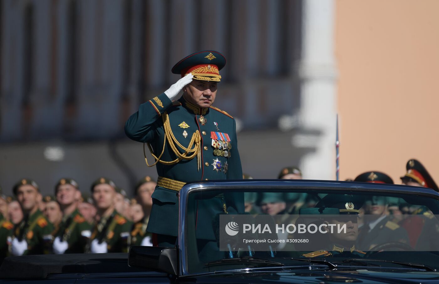 Генеральная репетиция военного парада, посвящённого 72-й годовщине Победы в ВОВ