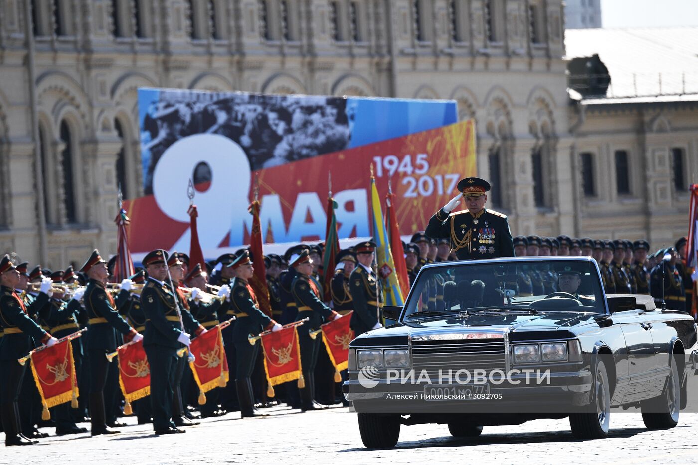 Генеральная репетиция военного парада, посвящённого 72-й годовщине Победы в ВОВ