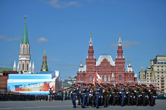 Генеральная репетиция военного парада, посвящённого 72-й годовщине Победы в ВОВ