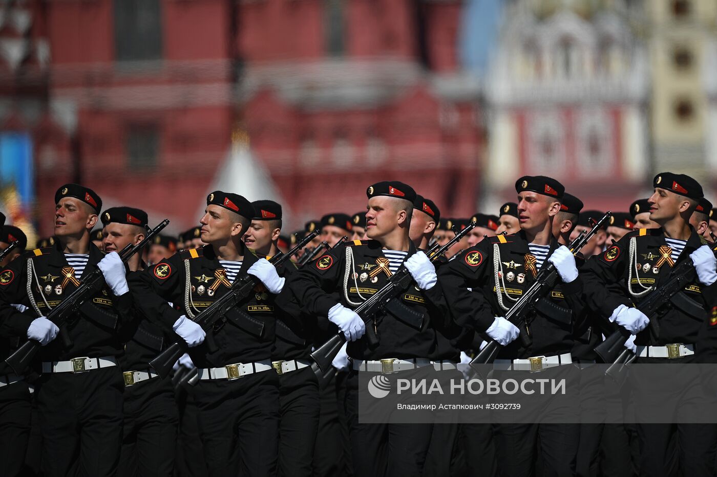 Генеральная репетиция военного парада, посвящённого 72-й годовщине Победы в ВОВ