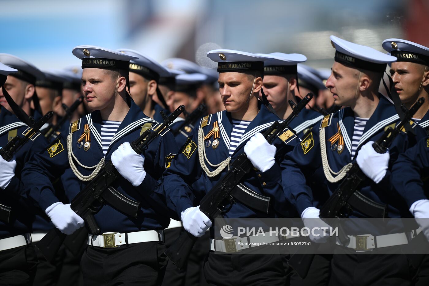 Генеральная репетиция военного парада, посвящённого 72-й годовщине Победы в ВОВ