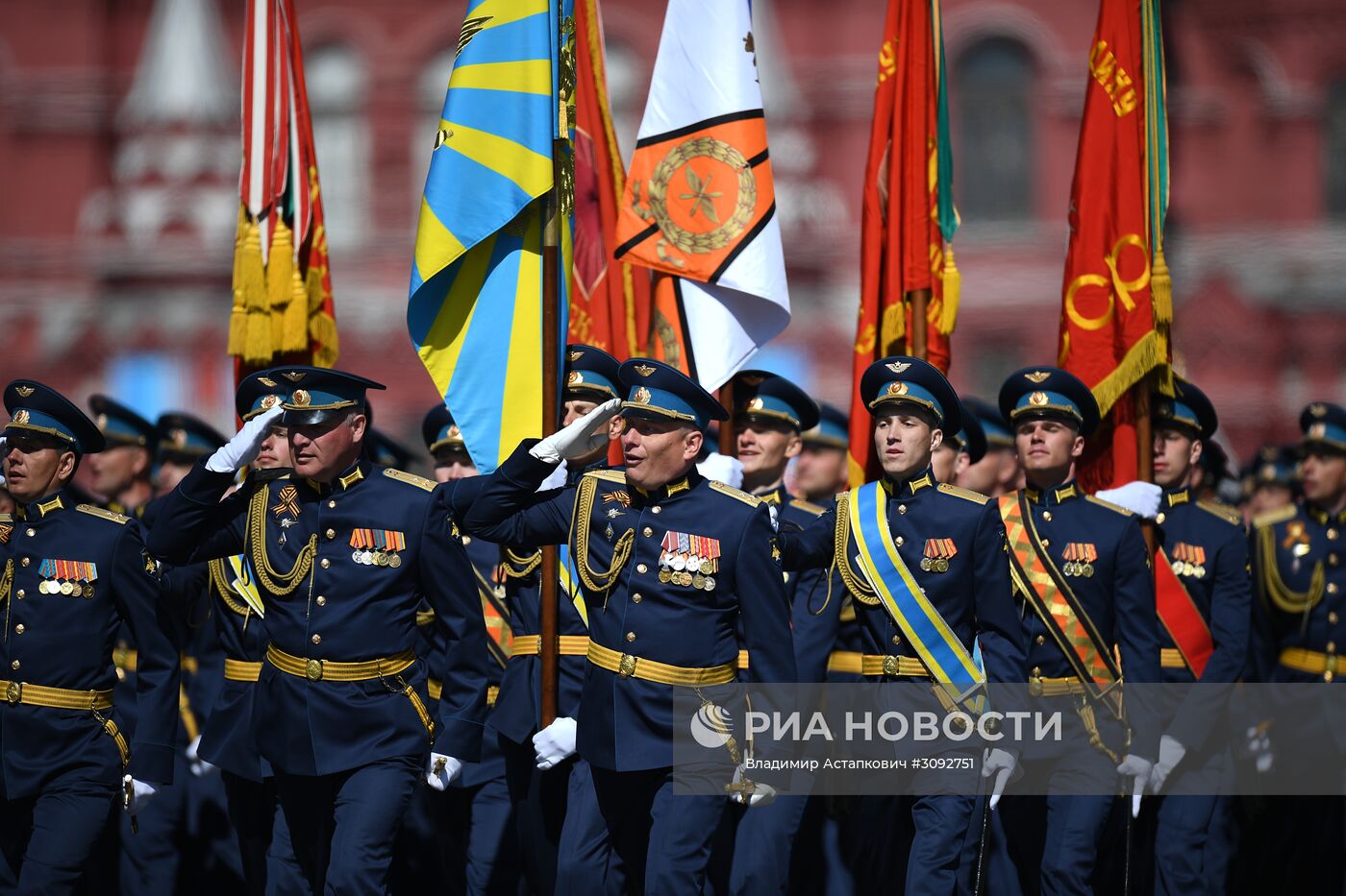 Генеральная репетиция военного парада, посвящённого 72-й годовщине Победы в ВОВ