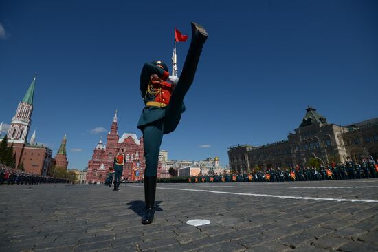 Генеральная репетиция военного парада, посвящённого 72-й годовщине Победы в ВОВ