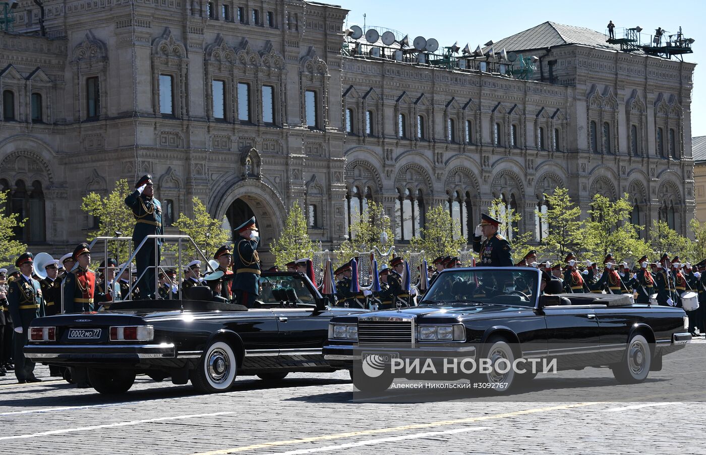 Генеральная репетиция военного парада, посвящённого 72-й годовщине Победы в ВОВ