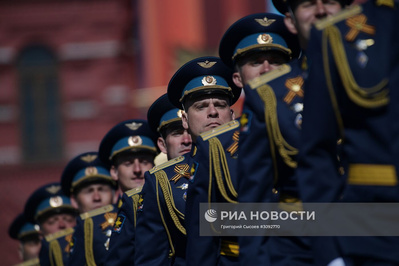 Генеральная репетиция военного парада, посвящённого 72-й годовщине Победы в ВОВ