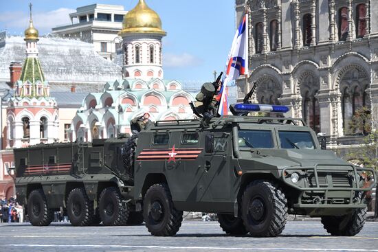 Генеральная репетиция военного парада, посвящённого 72-й годовщине Победы в ВОВ