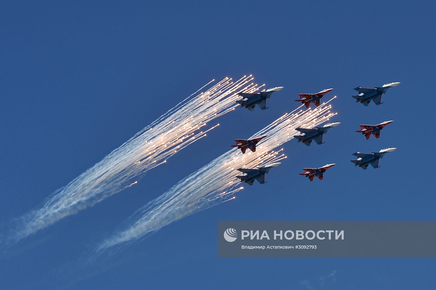 Генеральная репетиция военного парада, посвящённого 72-й годовщине Победы в ВОВ