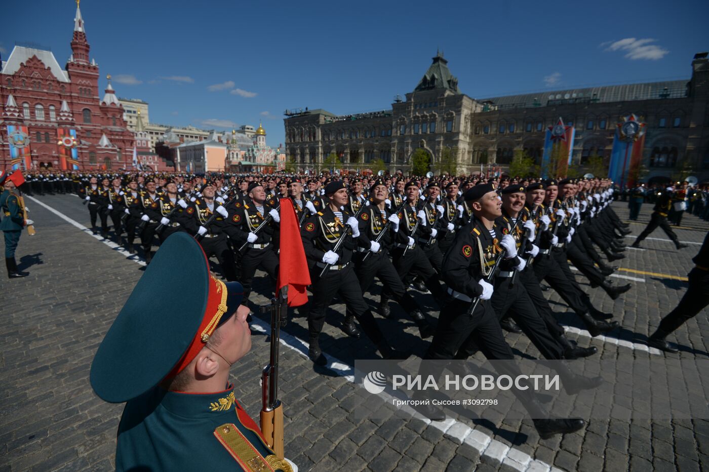 Генеральная репетиция военного парада, посвящённого 72-й годовщине Победы в ВОВ