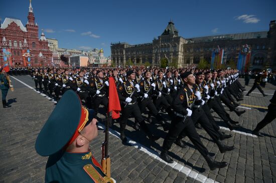 Генеральная репетиция военного парада, посвящённого 72-й годовщине Победы в ВОВ