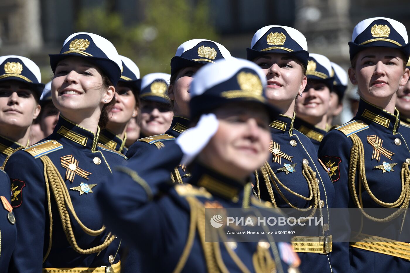 Генеральная репетиция военного парада, посвящённого 72-й годовщине Победы в ВОВ