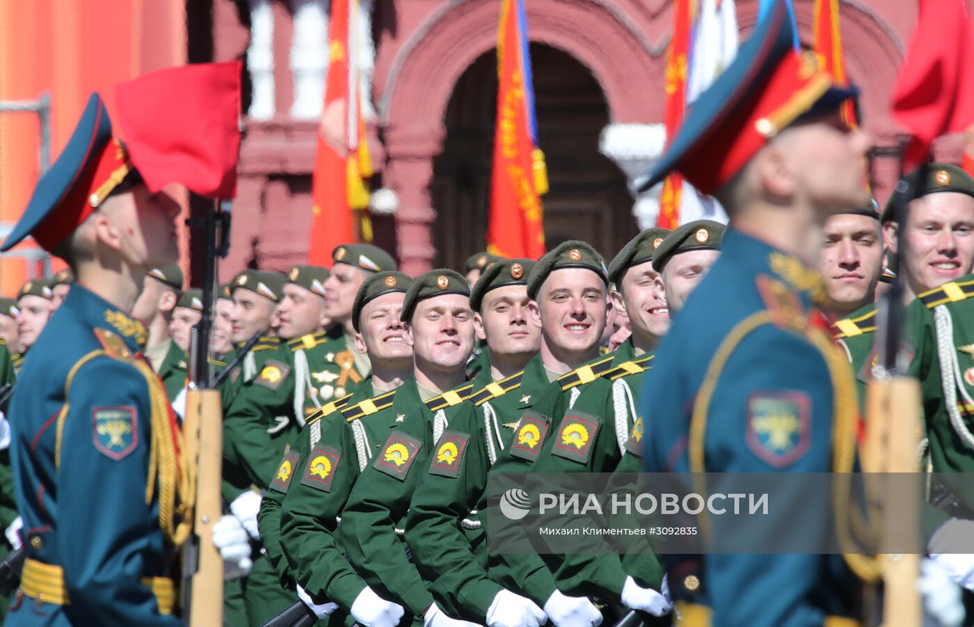 Генеральная репетиция военного парада, посвящённого 72-й годовщине Победы в ВОВ