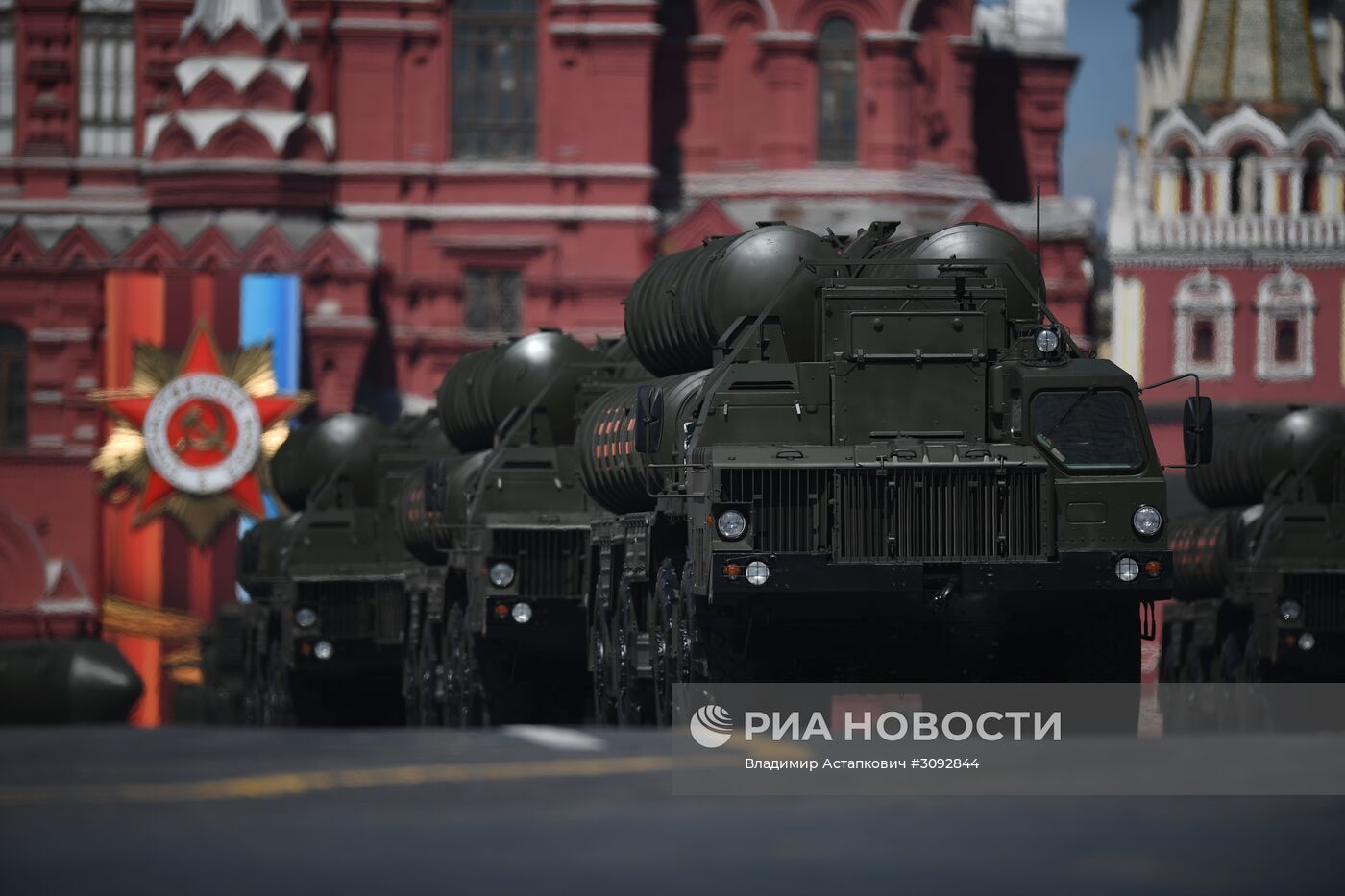 Генеральная репетиция военного парада, посвящённого 72-й годовщине Победы в ВОВ