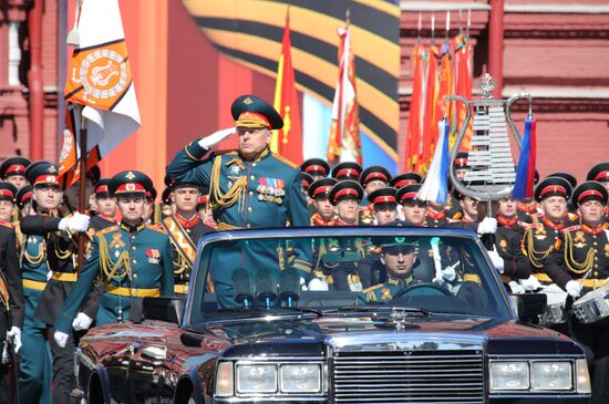 Генеральная репетиция военного парада, посвящённого 72-й годовщине Победы в ВОВ