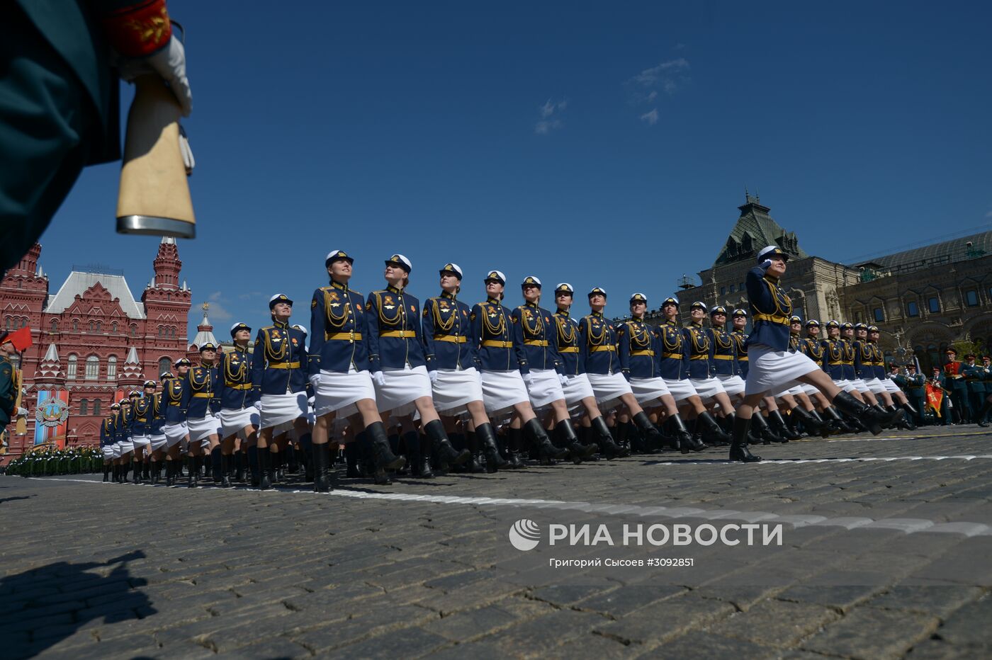 Генеральная репетиция военного парада, посвящённого 72-й годовщине Победы в ВОВ