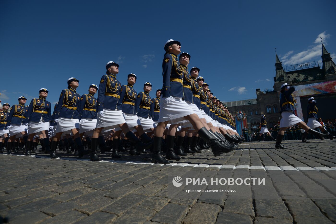 Генеральная репетиция военного парада, посвящённого 72-й годовщине Победы в ВОВ