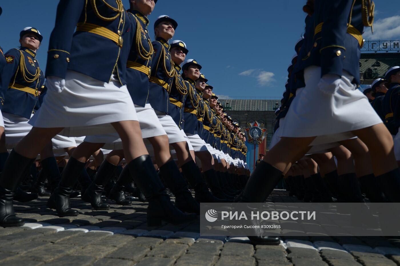 Генеральная репетиция военного парада, посвящённого 72-й годовщине Победы в ВОВ