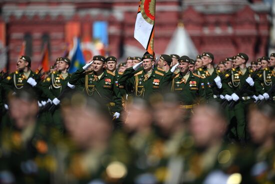 Генеральная репетиция военного парада, посвящённого 72-й годовщине Победы в ВОВ