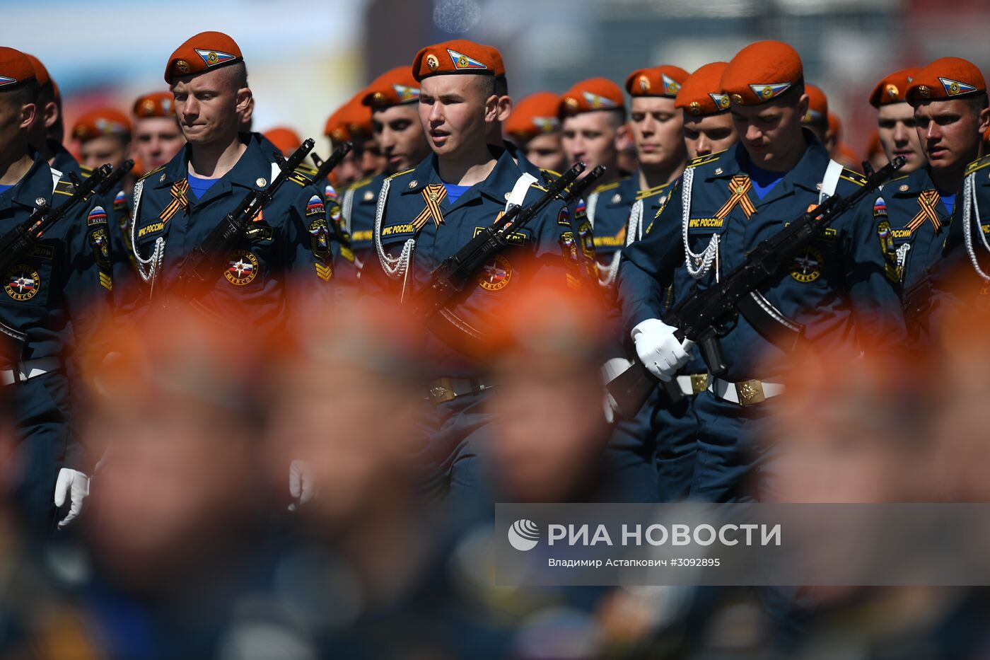 Генеральная репетиция военного парада, посвящённого 72-й годовщине Победы в ВОВ