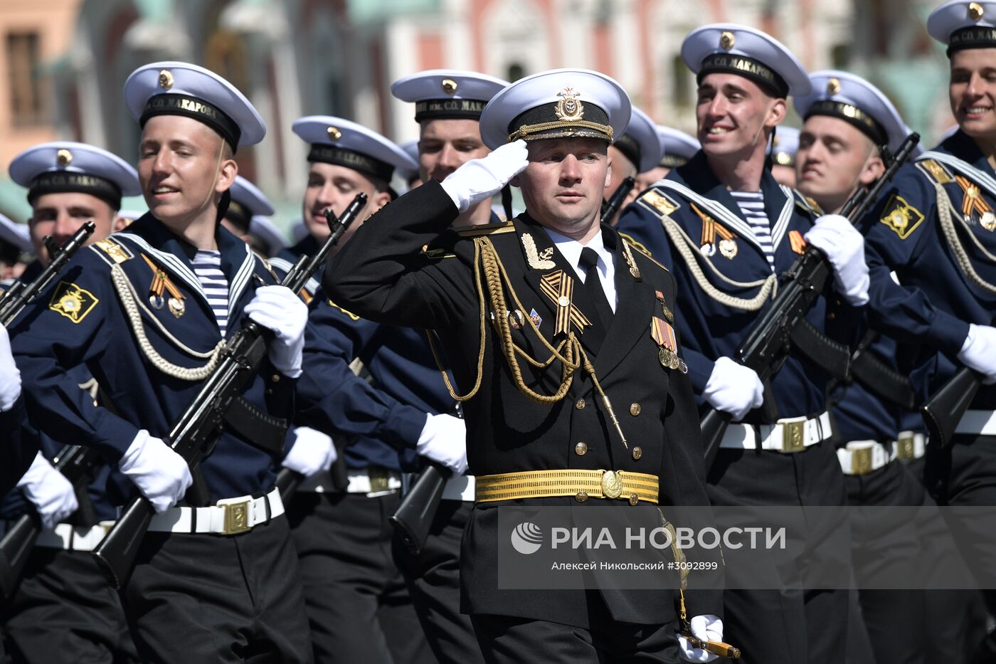 Генеральная репетиция военного парада, посвящённого 72-й годовщине Победы в ВОВ