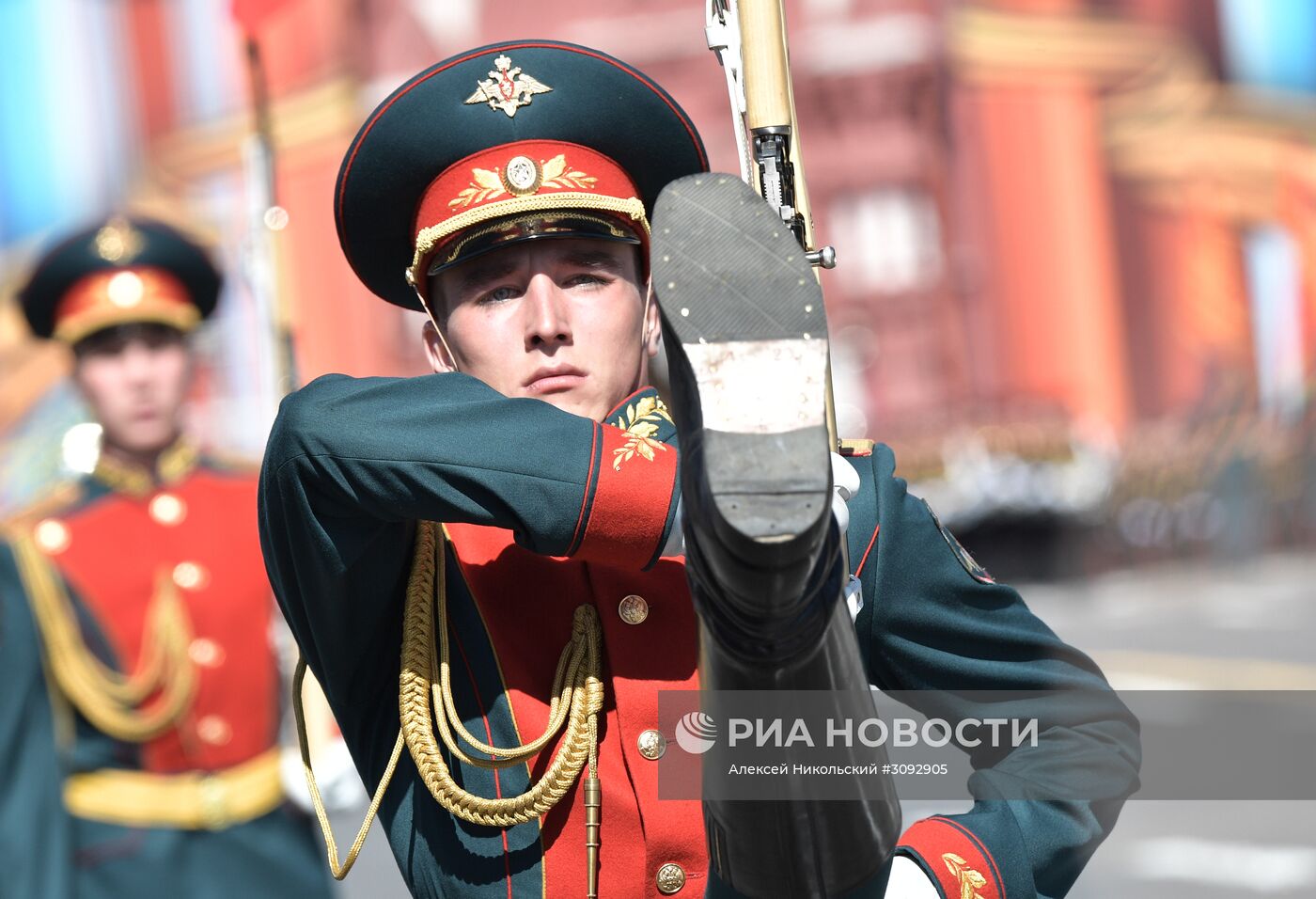 Генеральная репетиция военного парада, посвящённого 72-й годовщине Победы в ВОВ