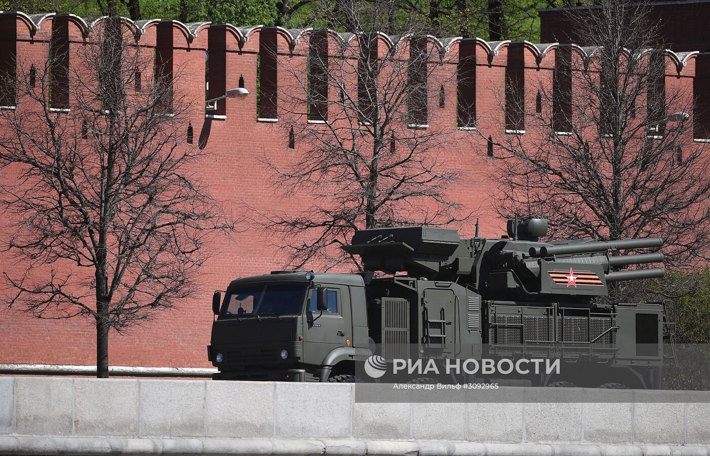 Генеральная репетиция военного парада, посвящённого 72-й годовщине Победы в ВОВ