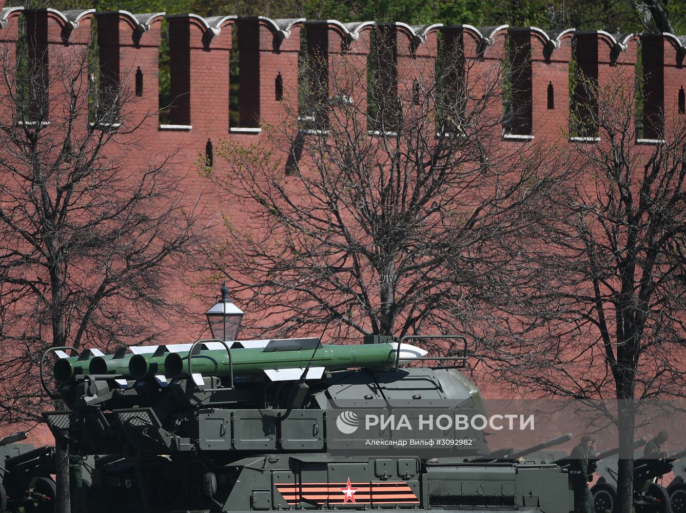 Генеральная репетиция военного парада, посвящённого 72-й годовщине Победы в ВОВ