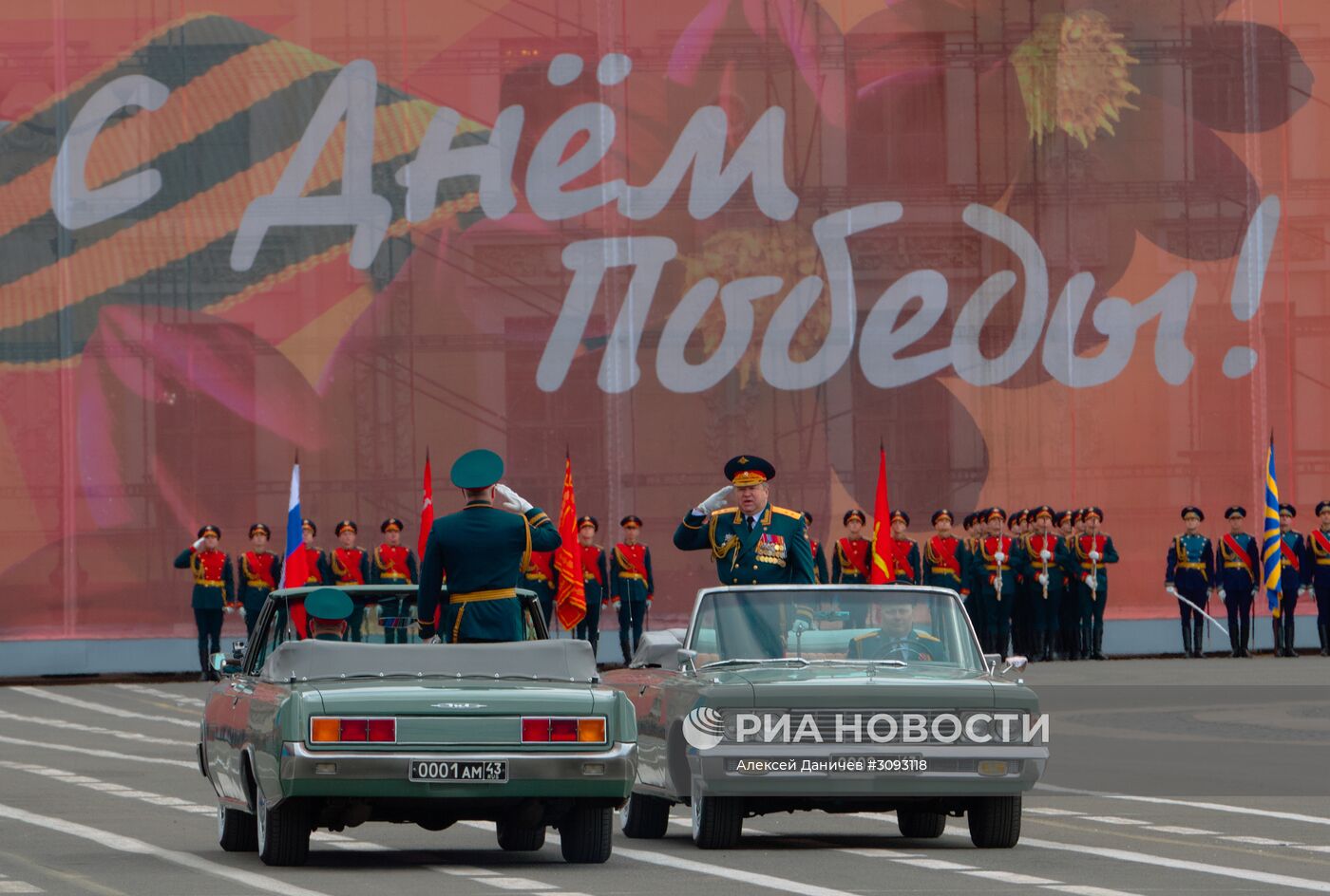 Генеральная репетиция парада Победы в Санкт-Петербурге