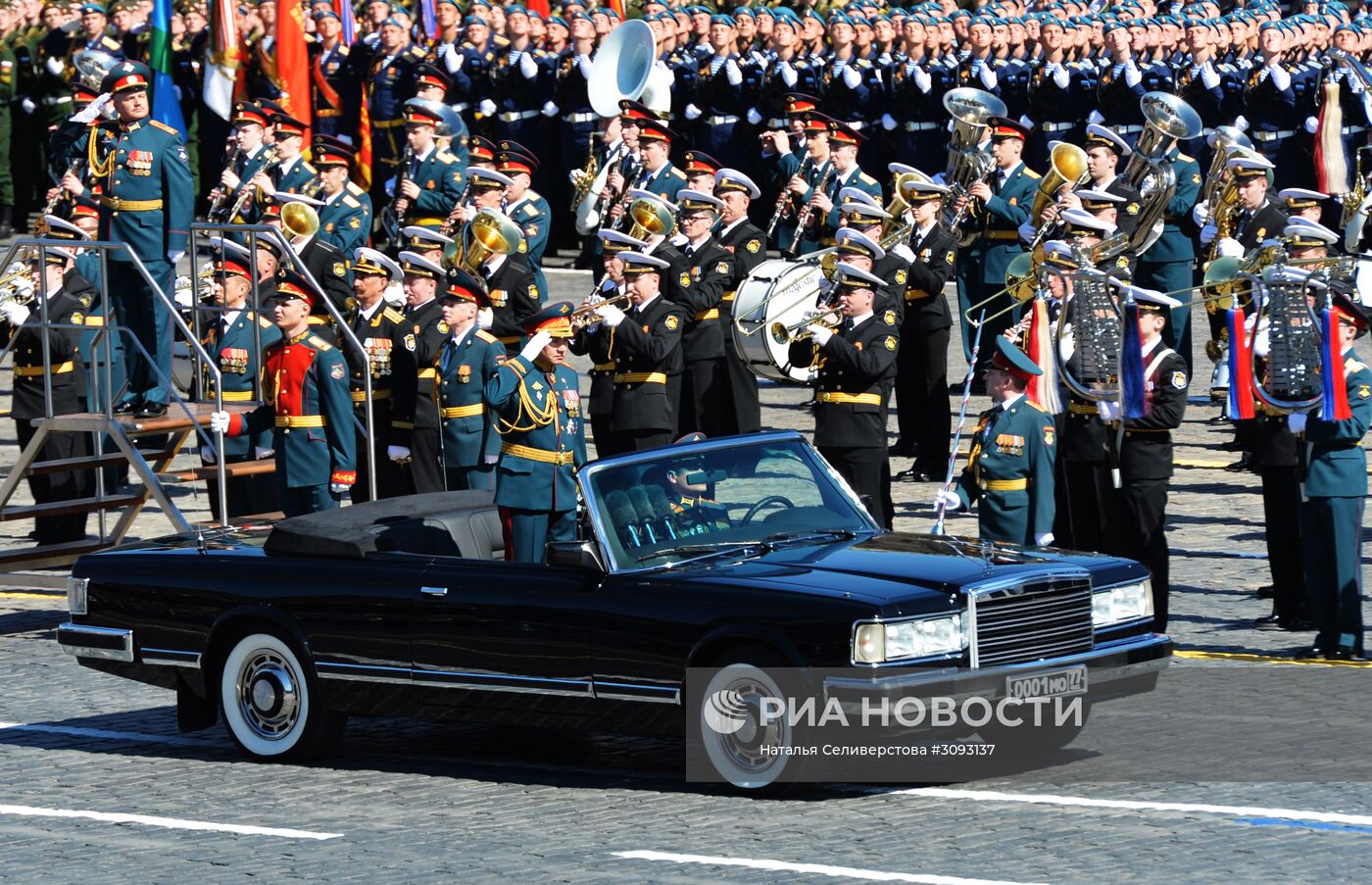 Генеральная репетиция военного парада, посвящённого 72-й годовщине Победы в ВОВ