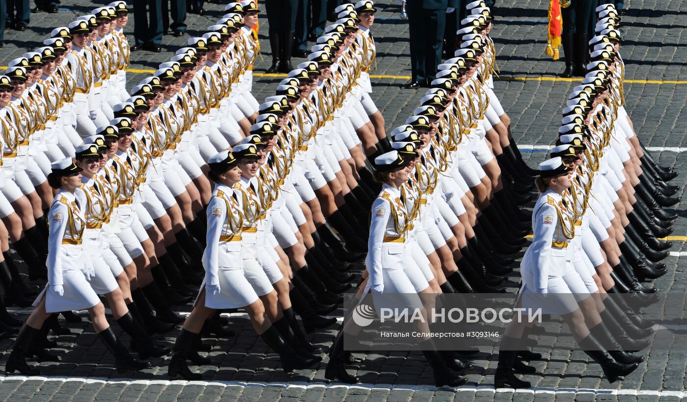 Генеральная репетиция военного парада, посвящённого 72-й годовщине Победы в ВОВ