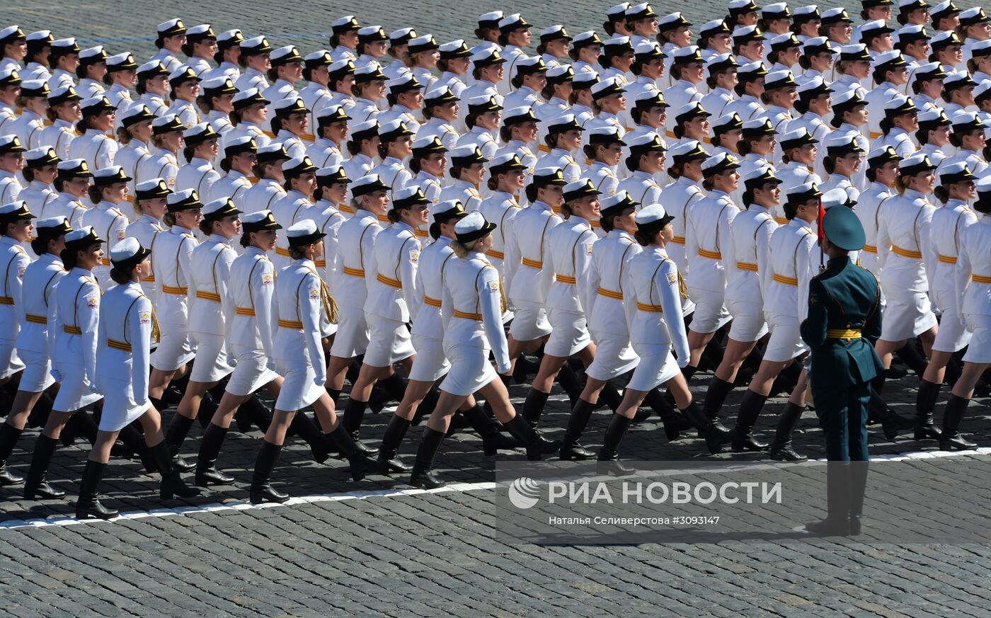 Генеральная репетиция военного парада, посвящённого 72-й годовщине Победы в ВОВ