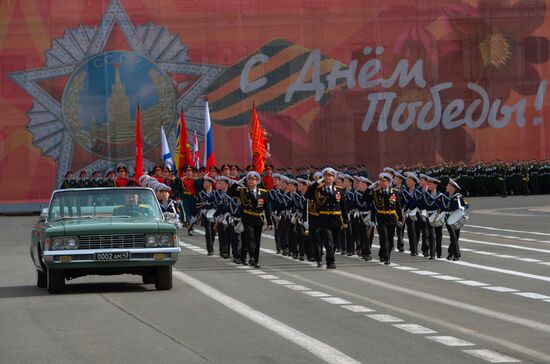 Генеральная репетиция парада Победы в Санкт-Петербурге