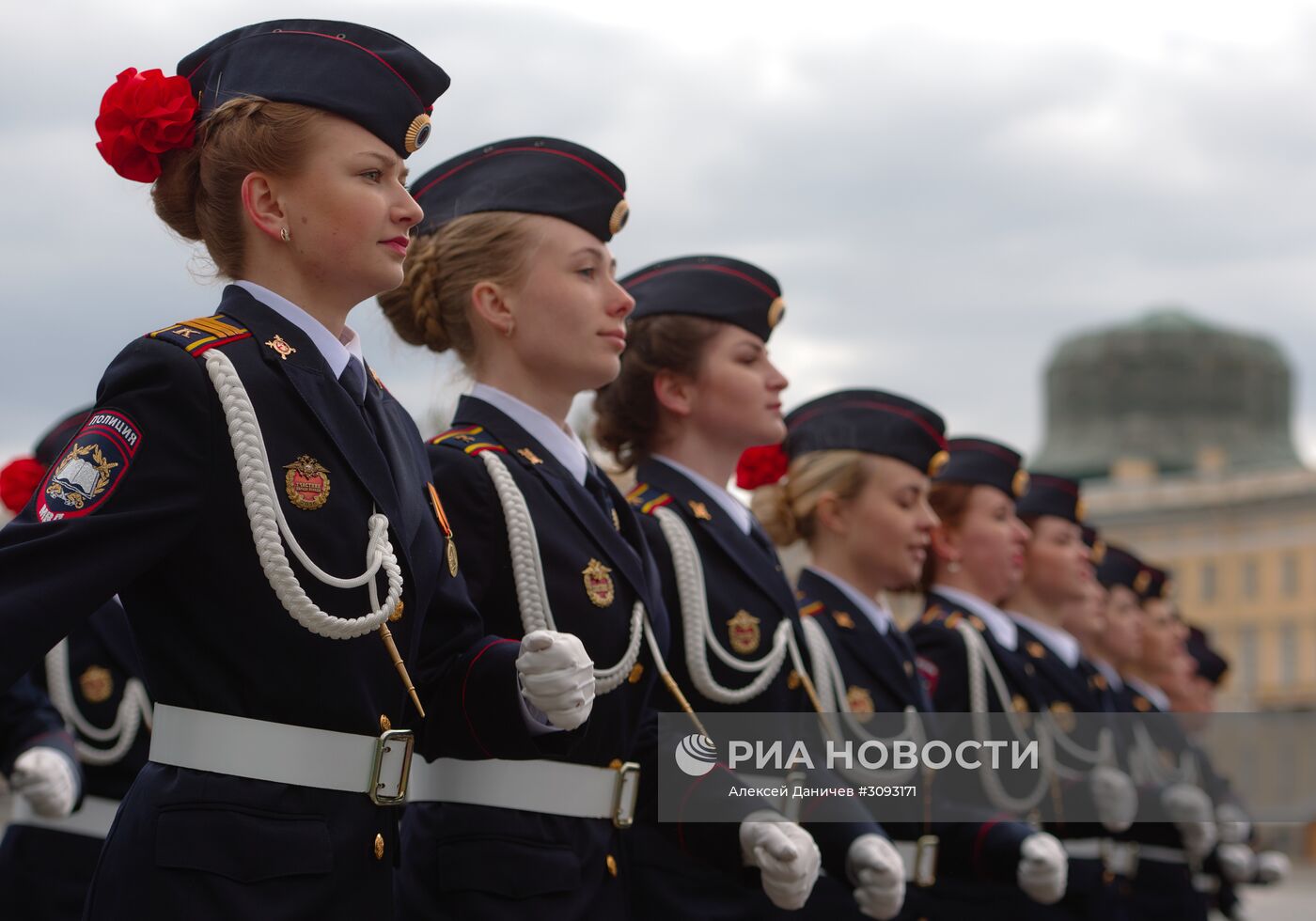 Генеральная репетиция парада Победы в Санкт-Петербурге