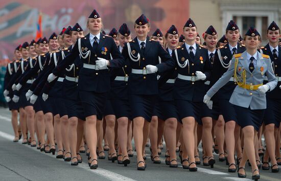 Генеральная репетиция парада Победы в Санкт-Петербурге