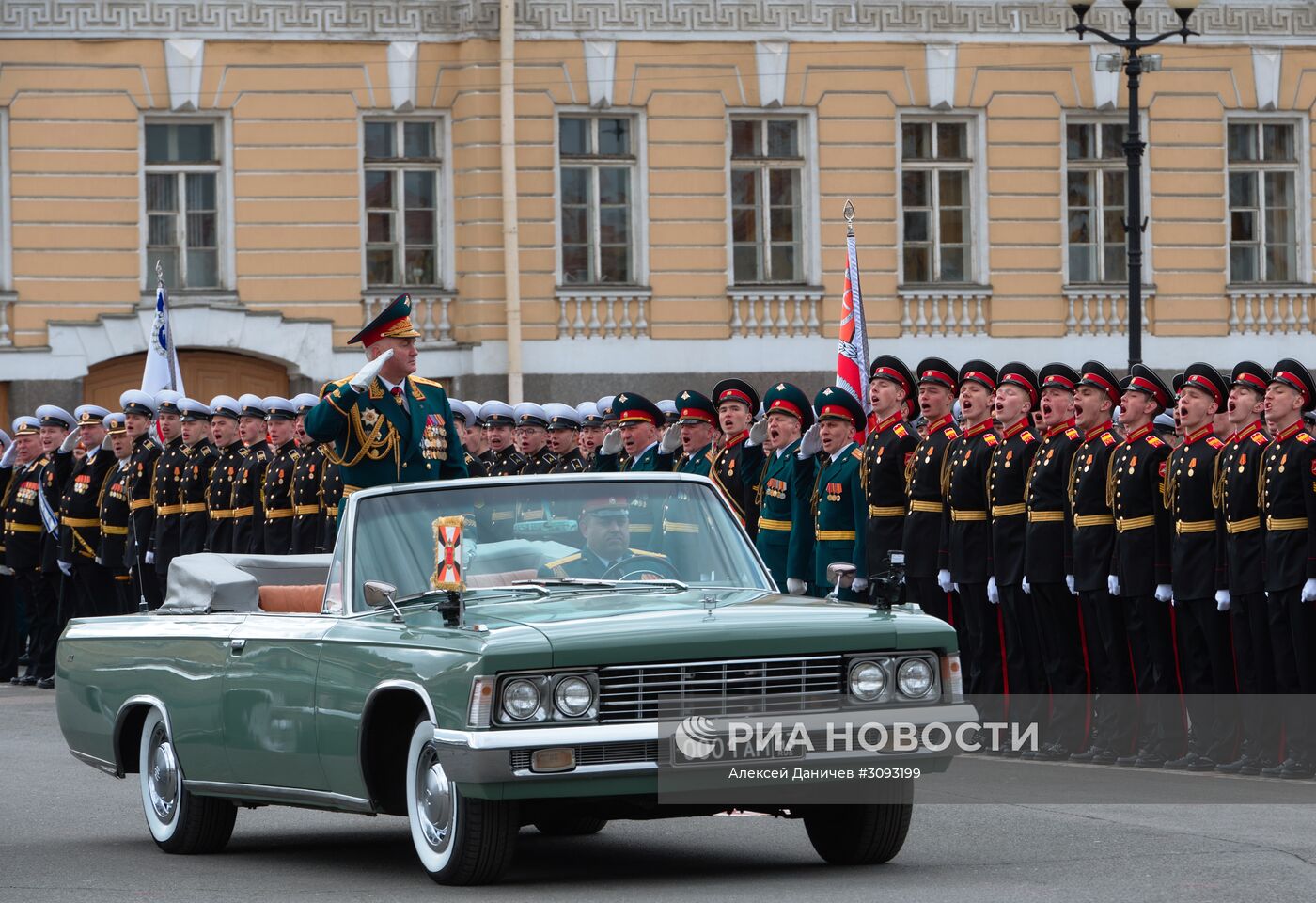 Генеральная репетиция парада Победы в Санкт-Петербурге