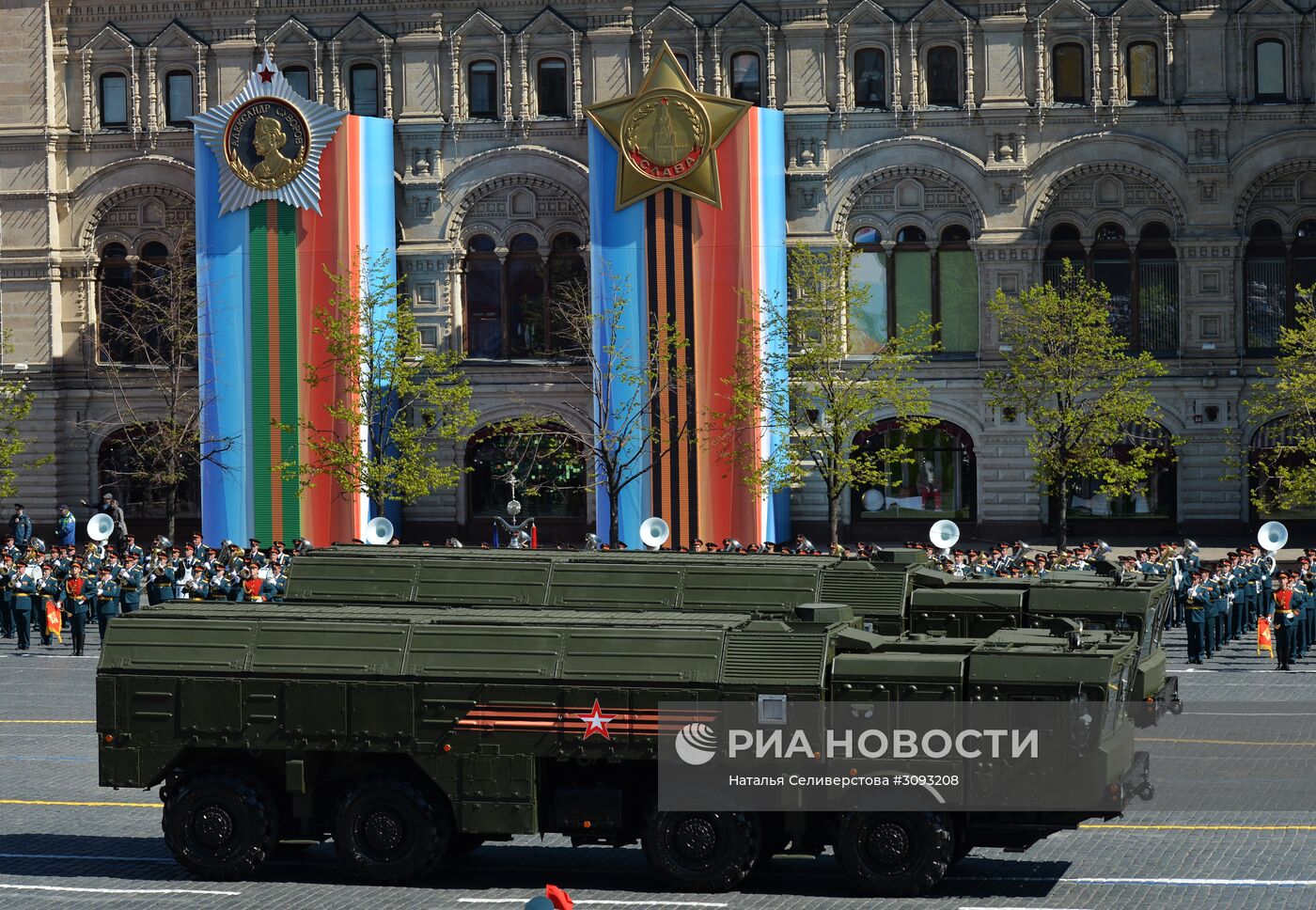 Генеральная репетиция военного парада, посвящённого 72-й годовщине Победы в ВОВ