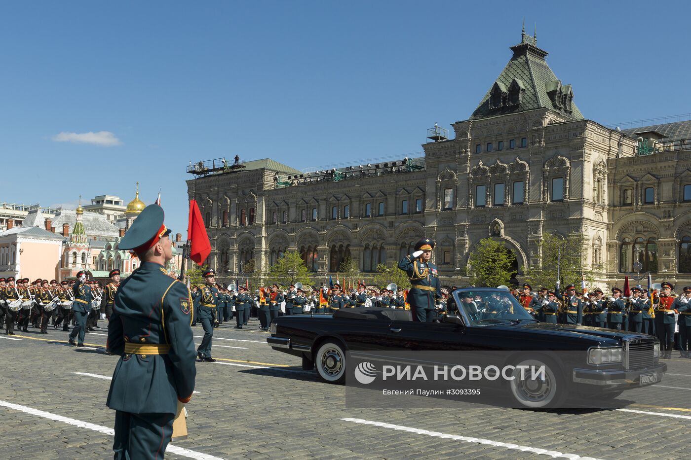 Генеральная репетиция военного парада, посвящённого 72-й годовщине Победы в ВОВ