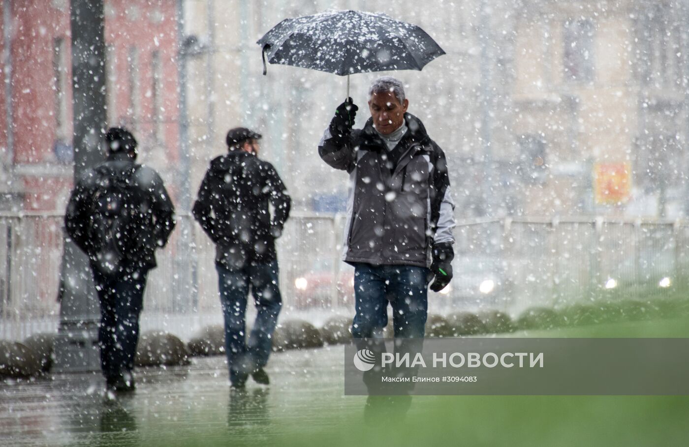 Майский снегопад в Москве